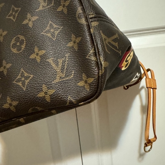 Louis Vuitton LV Tote bag Neverfull M44364 love lock Browns Monogram - Picture 6 of 10